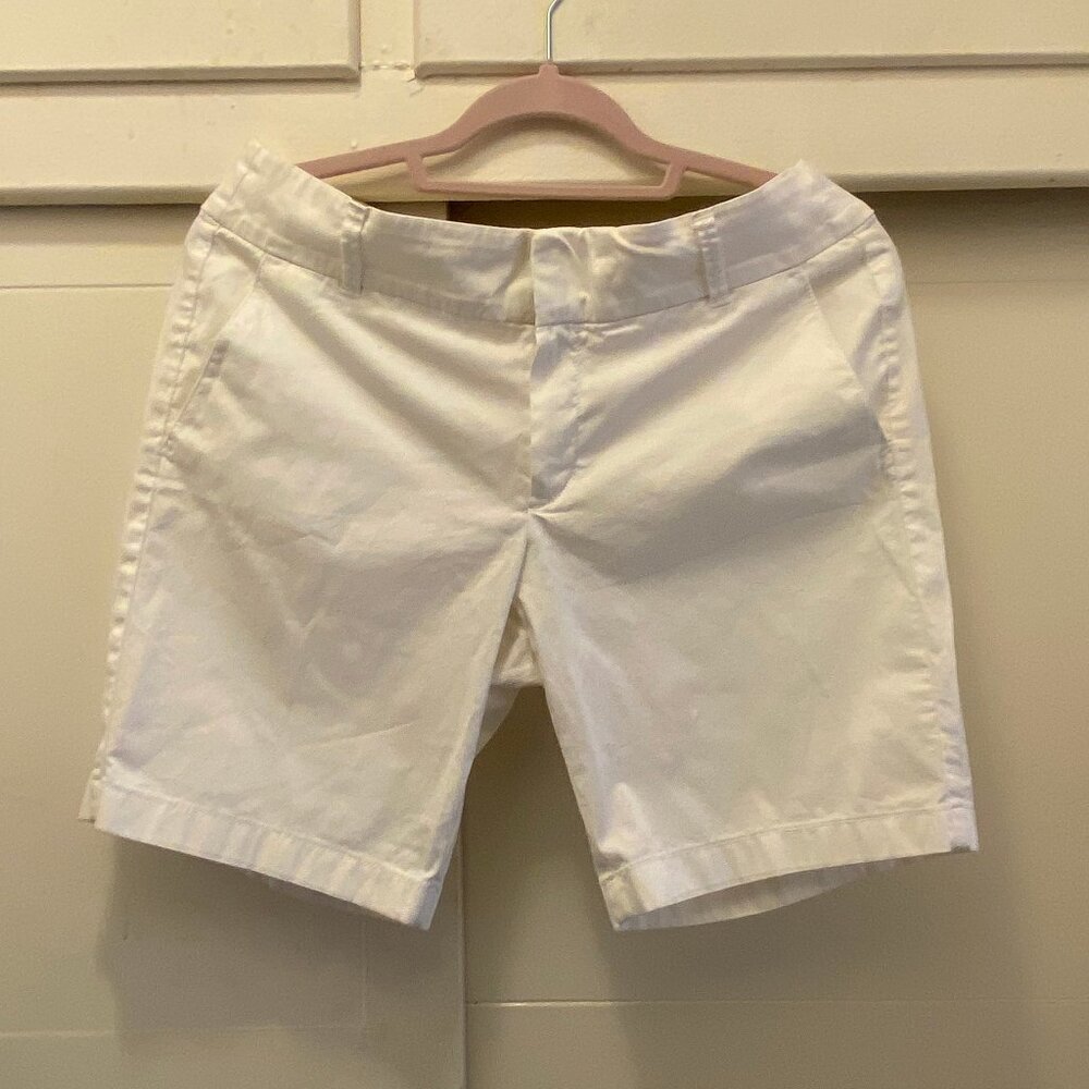White J Crew shorts, women's size 10
